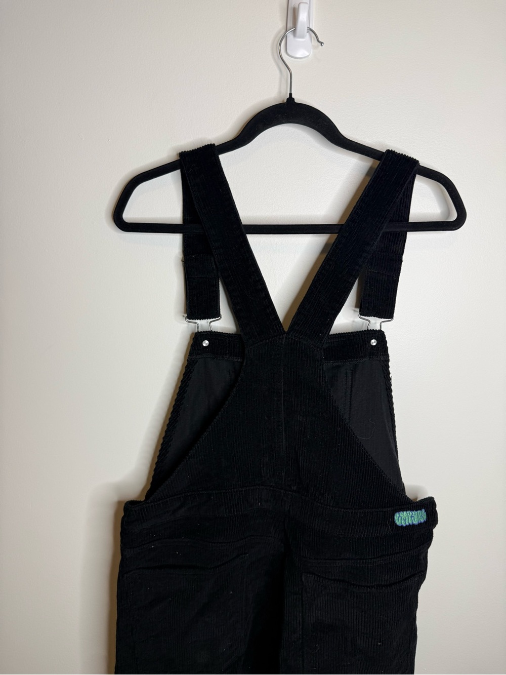 90s Cordoroy Empyre Overalls black size XL - Picture 5 of 8